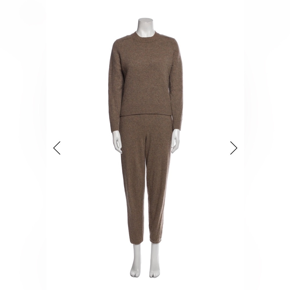 NAADAM Women's Cashmere Two Piece Set in Rich Brown